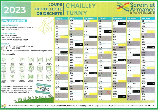 calendrier ordures 2